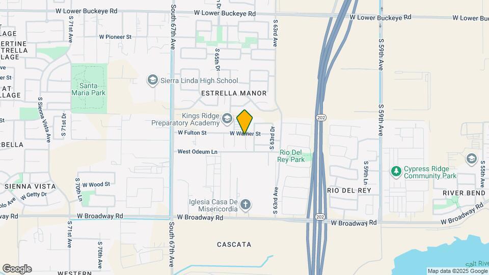 3742 S 64th Dr Map and Location Details