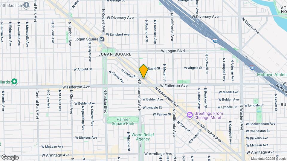 2432 N Milwaukee Ave, Unit 2 Map and Location Details