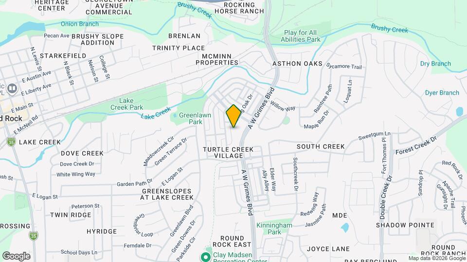 711 Rolling Oak Dr, Unit 123 Mapa y Detalles de la Ubicación