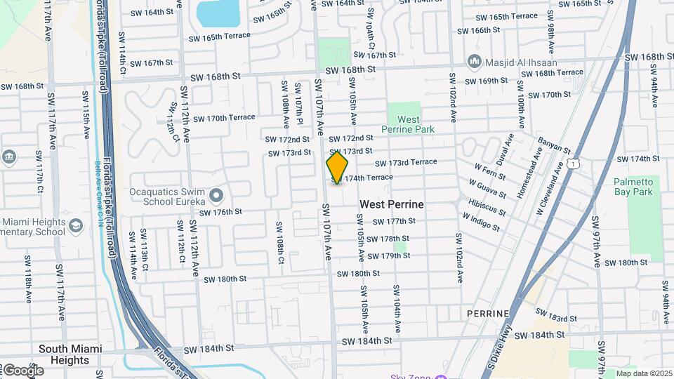 17450 SW 106th Ave Map and Location Details