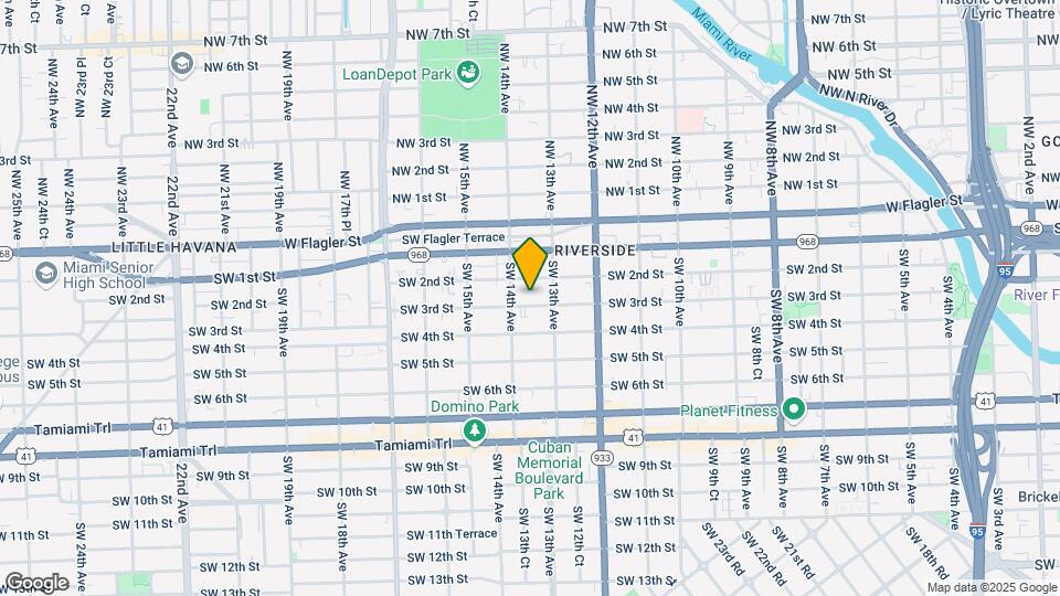 1345 SW 3rd St Map and Location Details