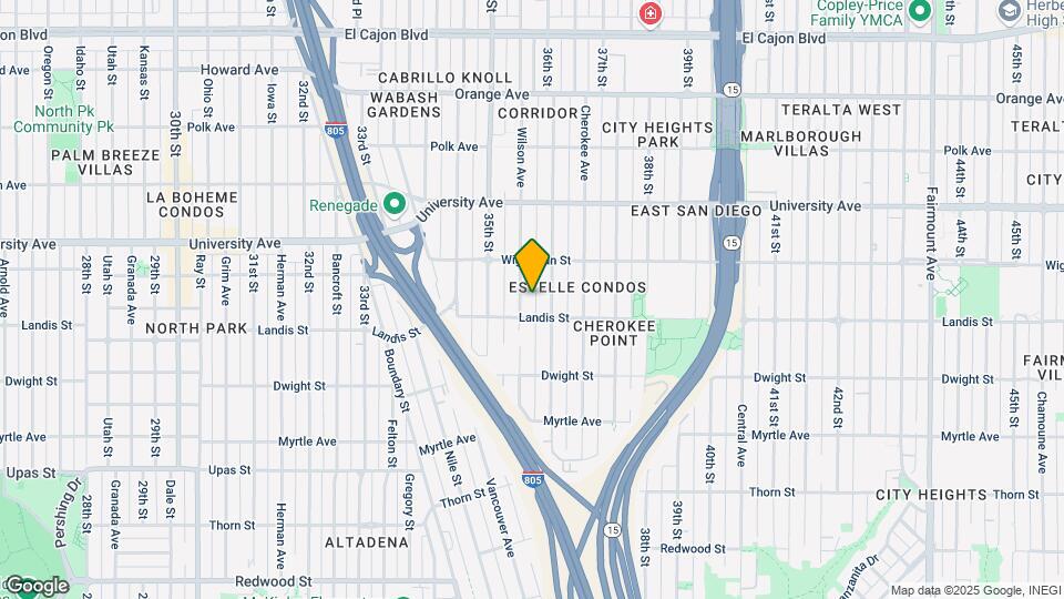 3725 Wilson Ave Map and Location Details