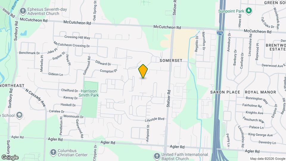 2656 Glenbar Ct Map and Location Details