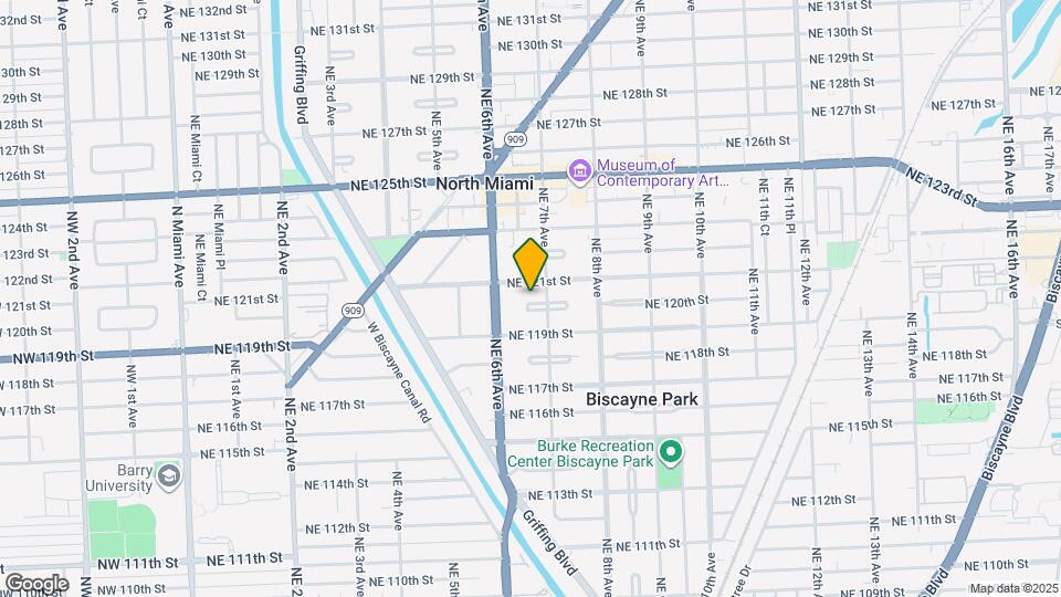 665 NE 120th St Map and Location Details