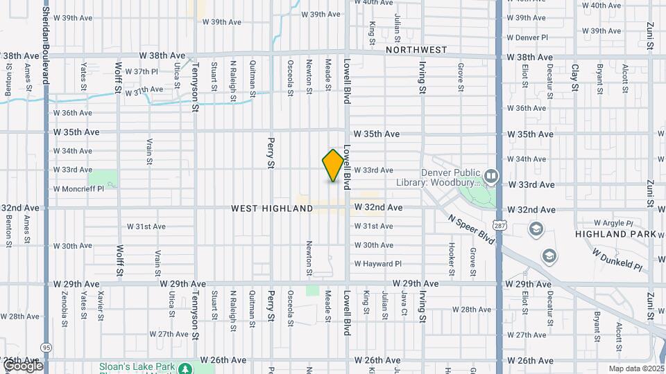 3250 Meade St Map and Location Details