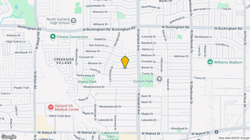 1510 Bowie St Map and Location Details