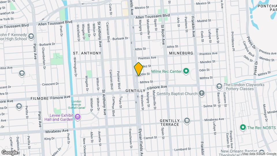 5419 Elysian Fields Ave Map and Location Details