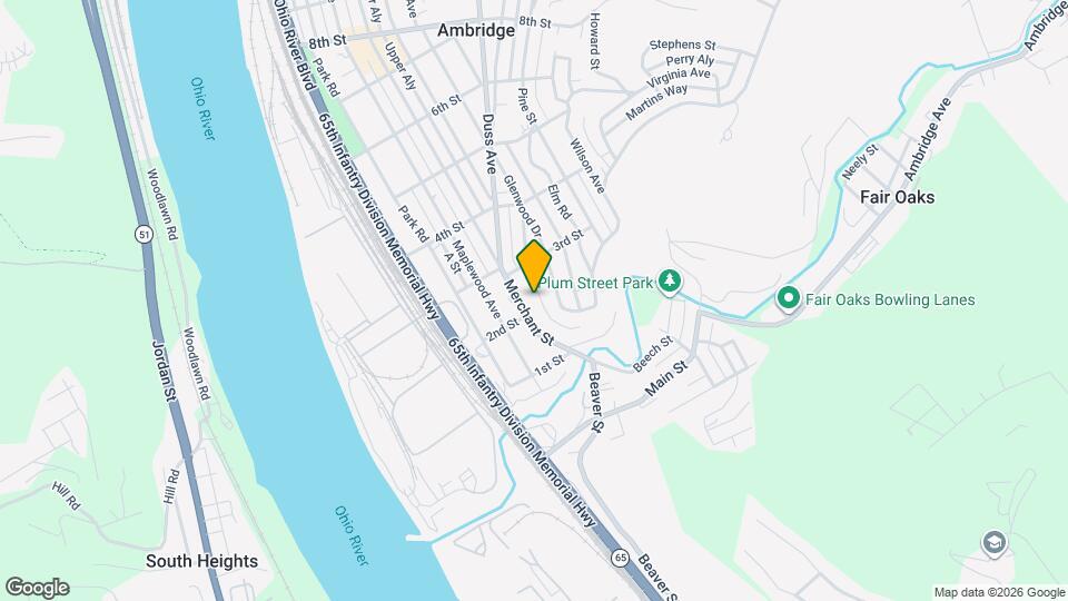 211 Locust St Mapa y Detalles de la Ubicación