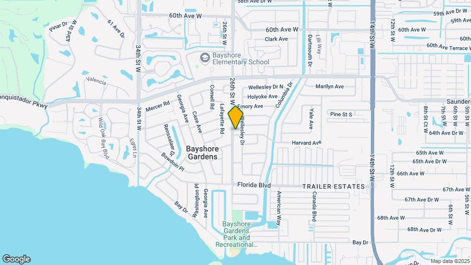 6411 26th St W Map and Location Details