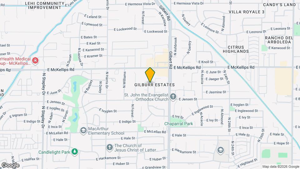 1861 N Oracle Cir Map and Location Details