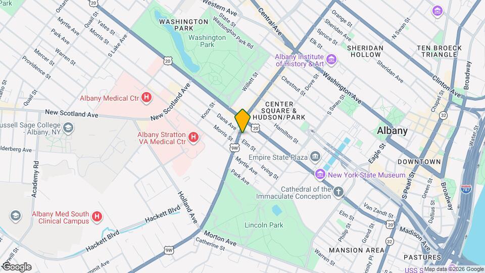 275 Elm St, Unit 1st floor Map and Location Details