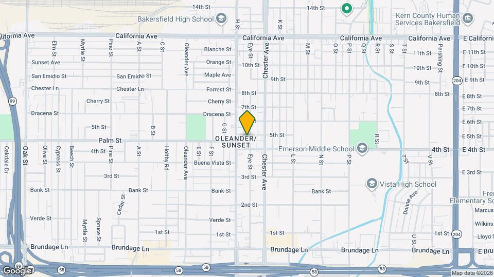 421 Eye St Map and Location Details