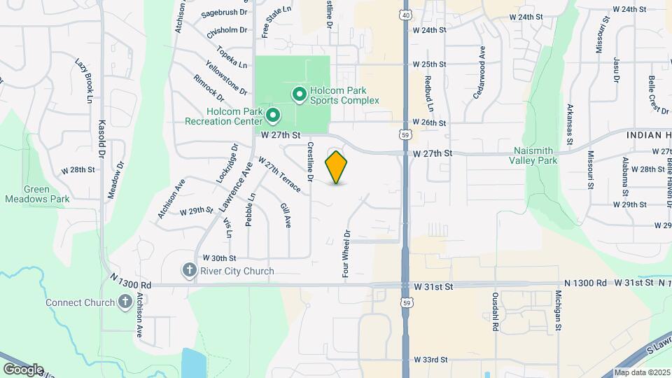 2519 Crestline Ct Map and Location Details