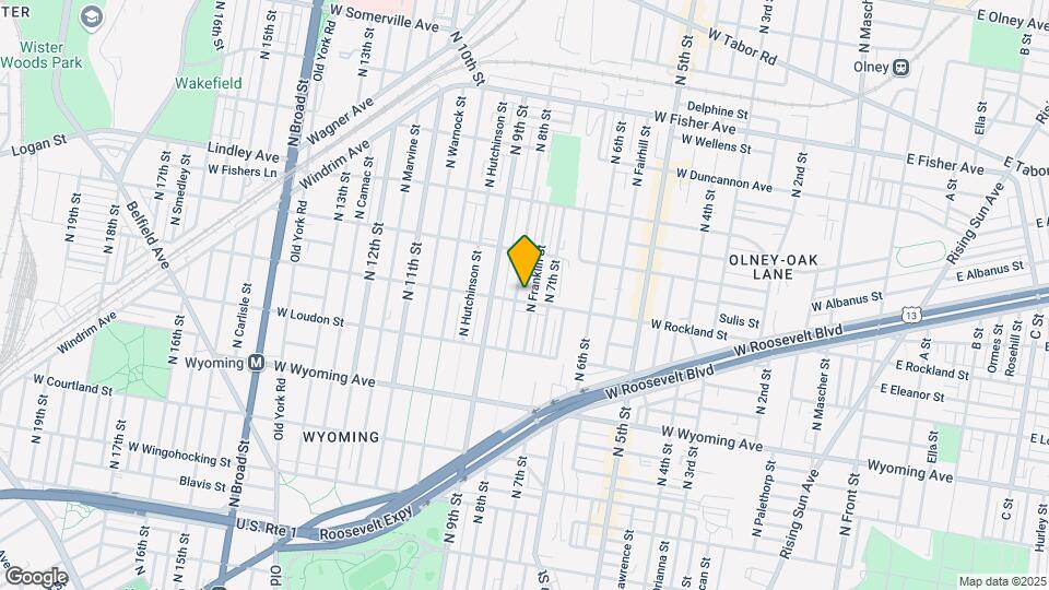 727 W Rockland St Map and Location Details