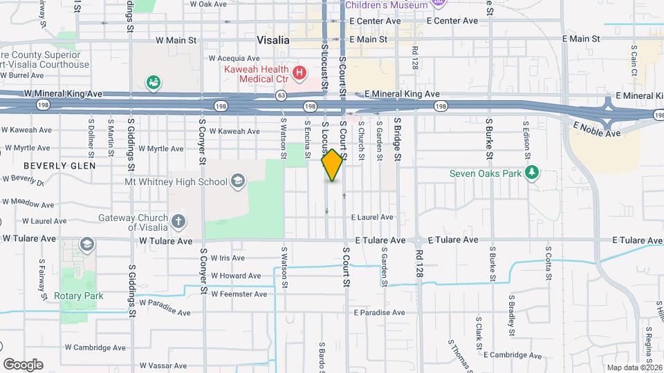 726 S Locust St Map and Location Details
