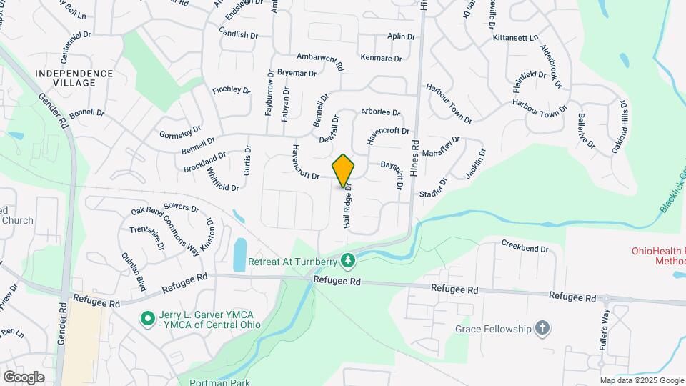 3417 Hail Ridge Dr Map and Location Details