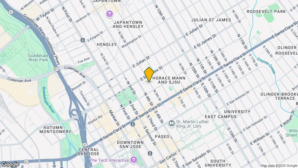 151 North 5th Street Mapa y Detalles de la Ubicación