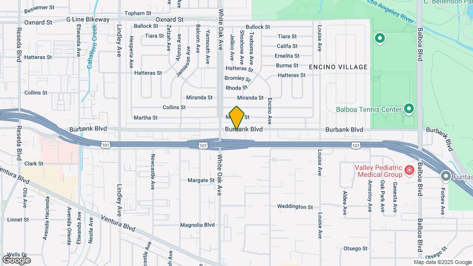 17620 Burbank Blvd Mapa y Detalles de la Ubicación