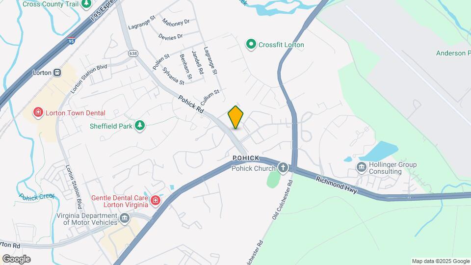 7432 Pohick Rd Map and Location Details