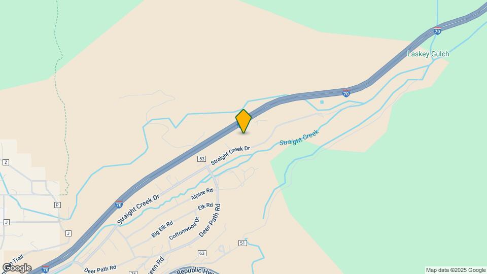 953 Straight Creek Dr Map and Location Details