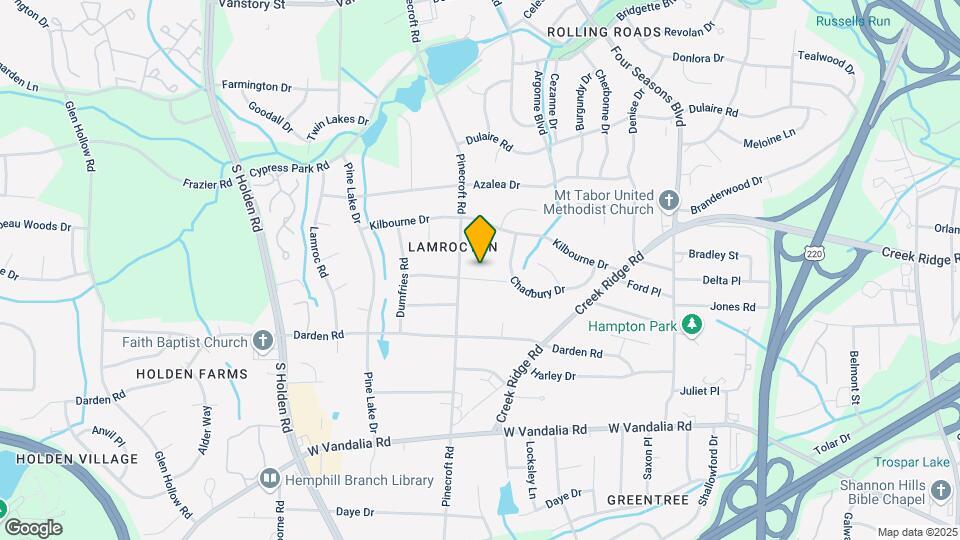 2720 Gwaltney Rd Map and Location Details