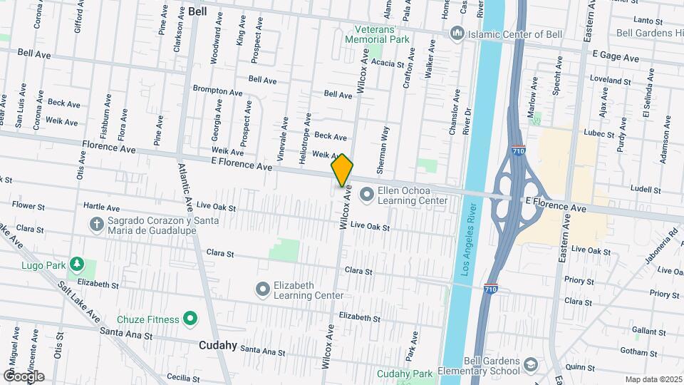 7229 Wilcox Ave Mapa y Detalles de la Ubicación