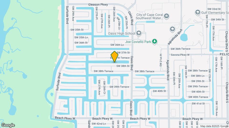 2549 SW 38th St Map and Location Details