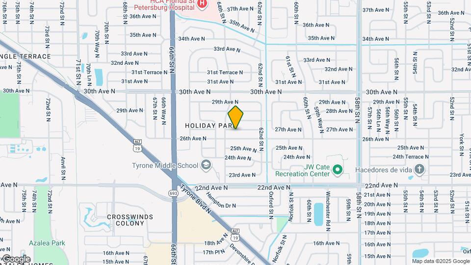 6298 27th Ave N Map and Location Details