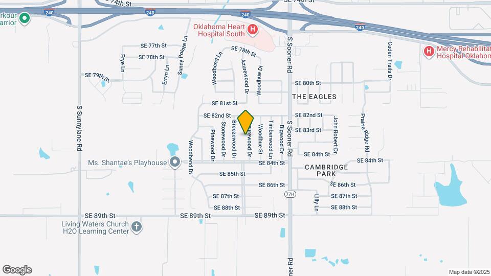 8401 Azurewood Dr Map and Location Details
