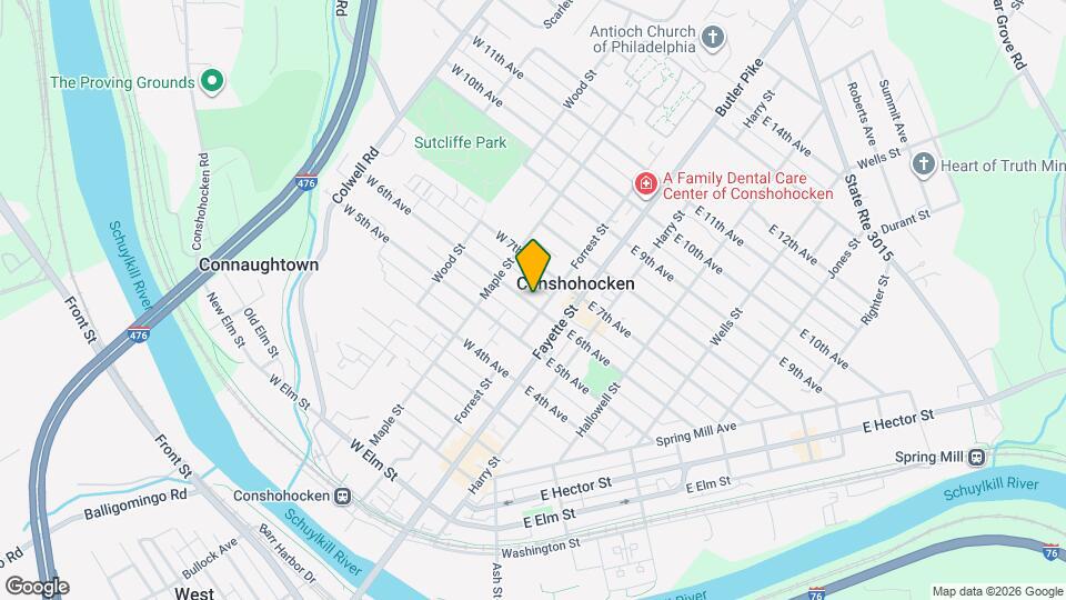 108 W 6th Ave, Unit 2ndFloor Map and Location Details