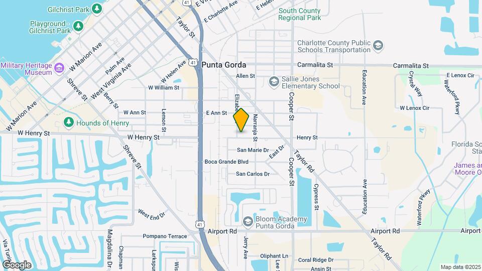 Del Boca Vista Map and Location Details