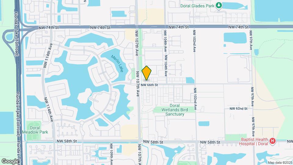 10541 NW 66th St Map and Location Details