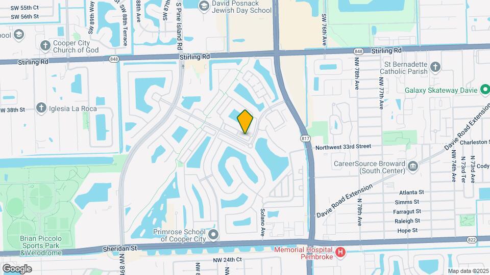 8298 NW 39th Ct Map and Location Details