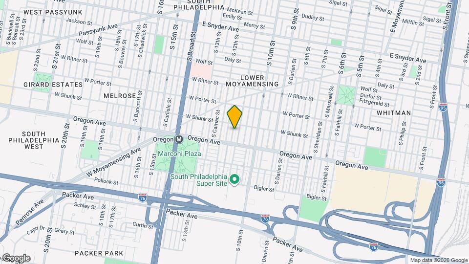 2621 S Jessup St Map and Location Details