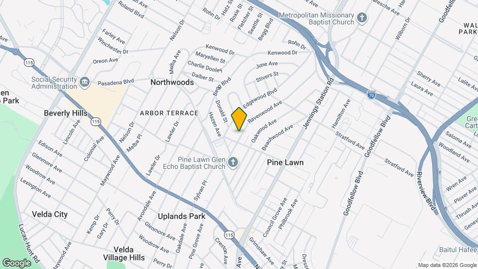4211 Ravenwood Ave Map and Location Details