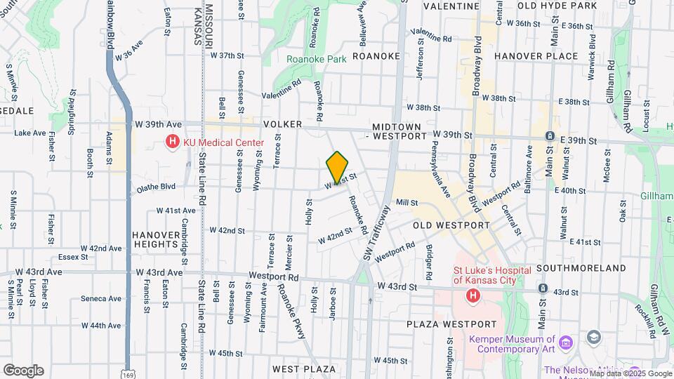 1114 W 41st Terrace Map and Location Details