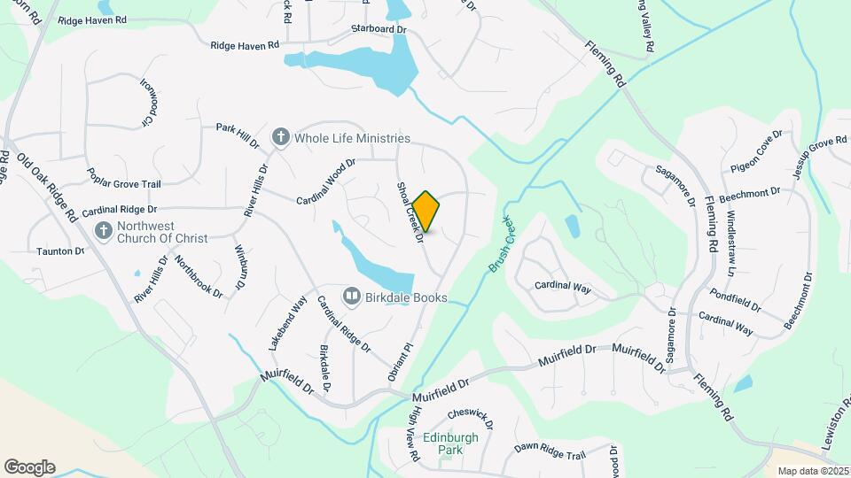 4210 Shoal Creek Dr Map and Location Details