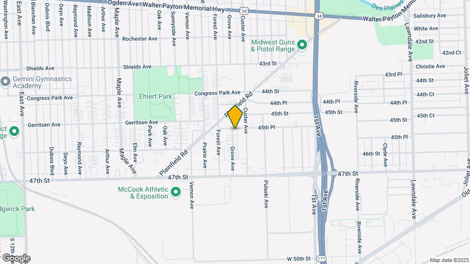 4509 Grove Ave Mapa y Detalles de la Ubicación