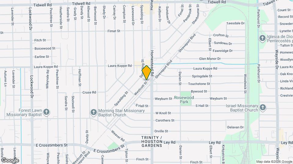 8705 Westcott Rd, Unit B Mapa y Detalles de la Ubicación
