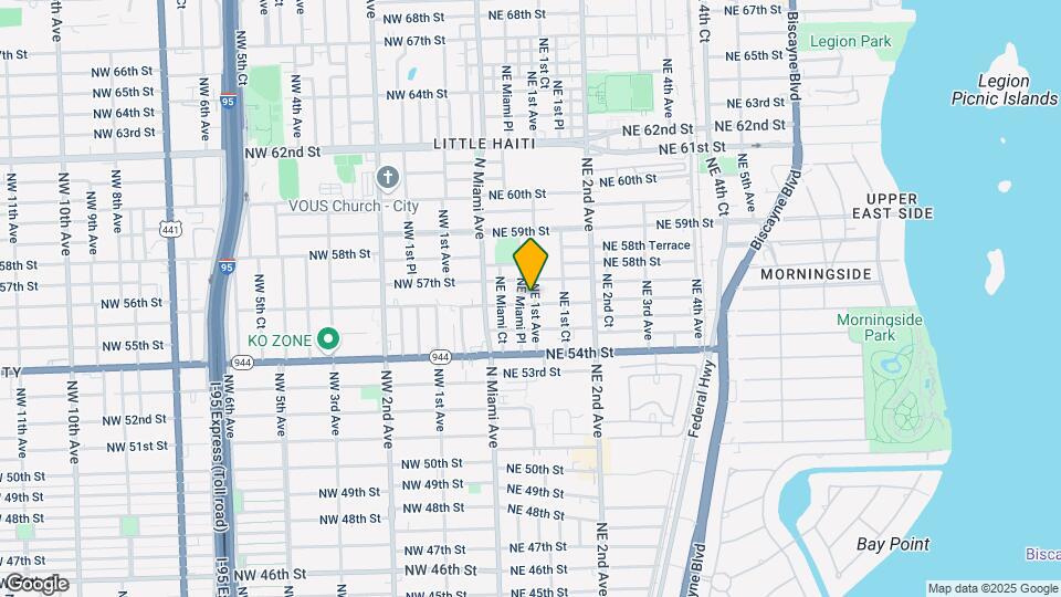 5600 NE 1st Ave Map and Location Details