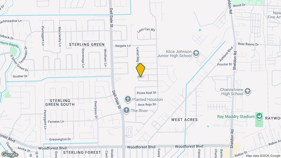 15415 Bosque Viejo Trl Map and Location Details