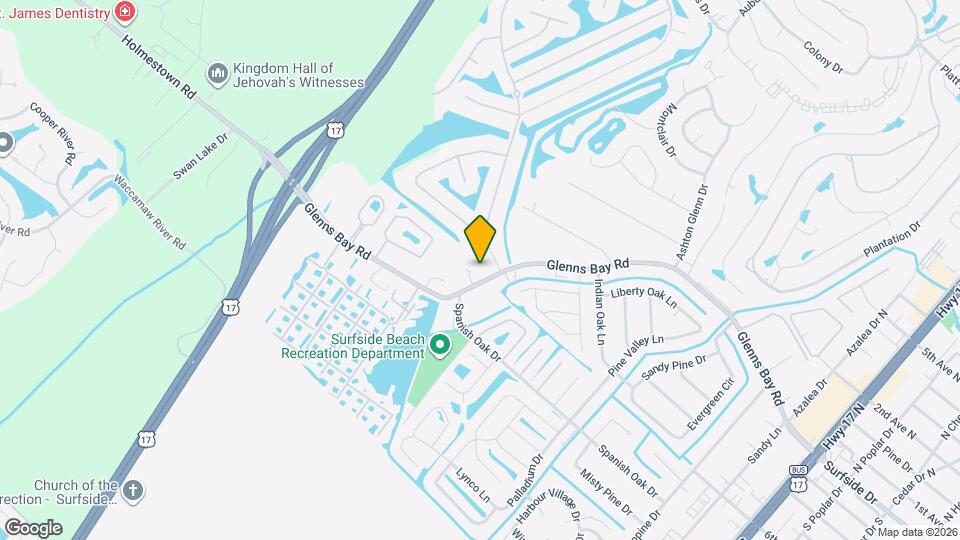 2052 Glenns Bay Rd Map and Location Details