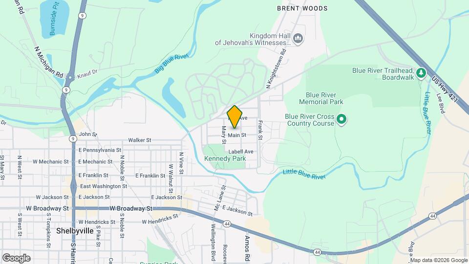 734 Main St Map and Location Details