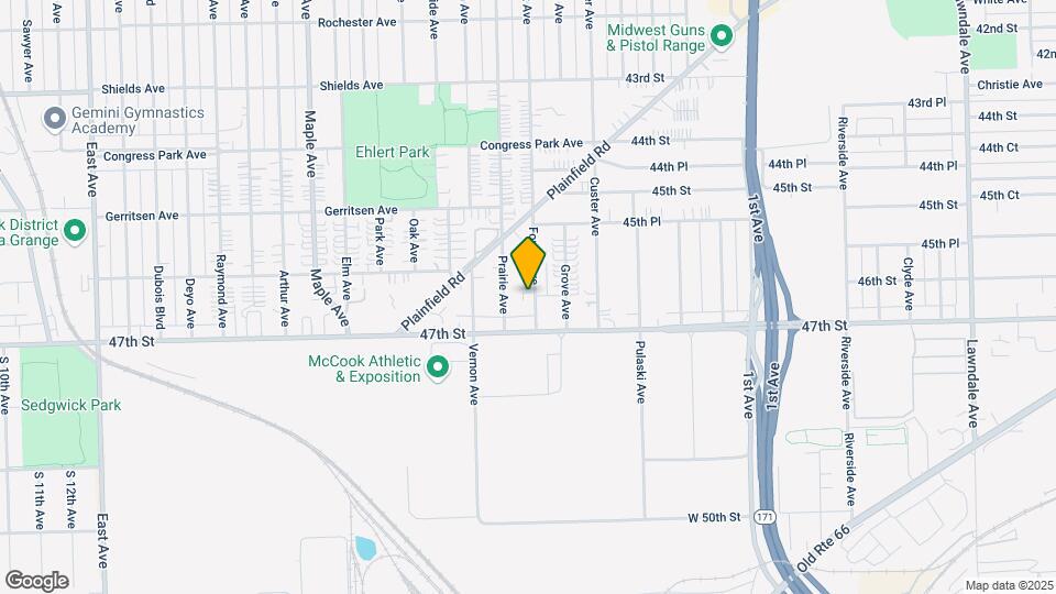 4612 Forest Ave Map and Location Details
