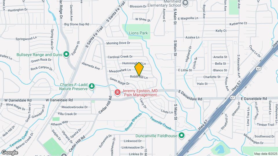 234 Robin Hill Ln Map and Location Details