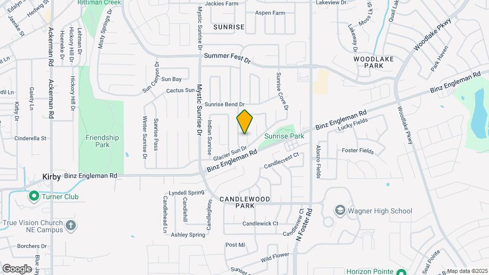 4011 Colonial Sun Dr Map and Location Details