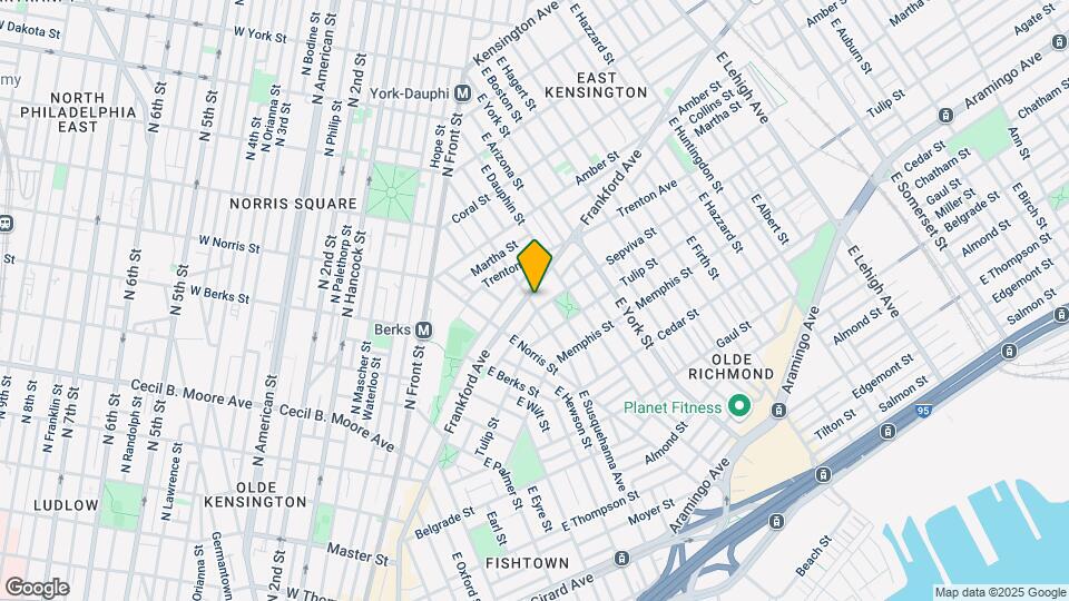 2201 Frankford Ave Map and Location Details