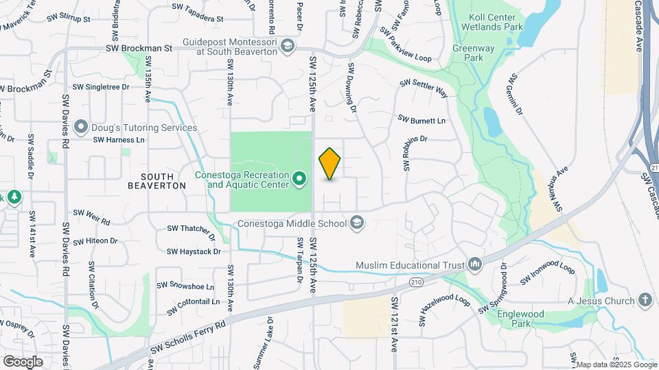 12400 SW Gingham Ln, Unit D Map and Location Details