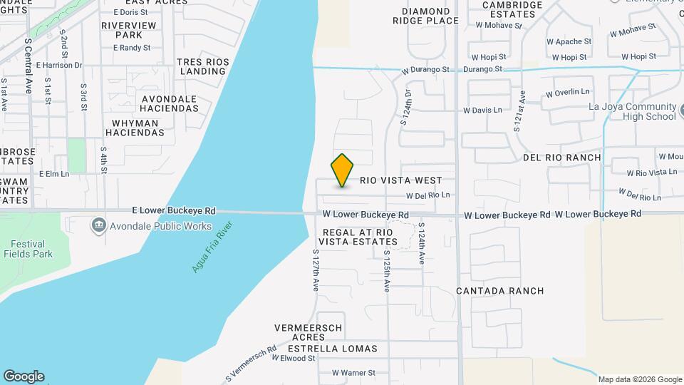 12614 W Del Rio Ln Mapa y Detalles de la Ubicación