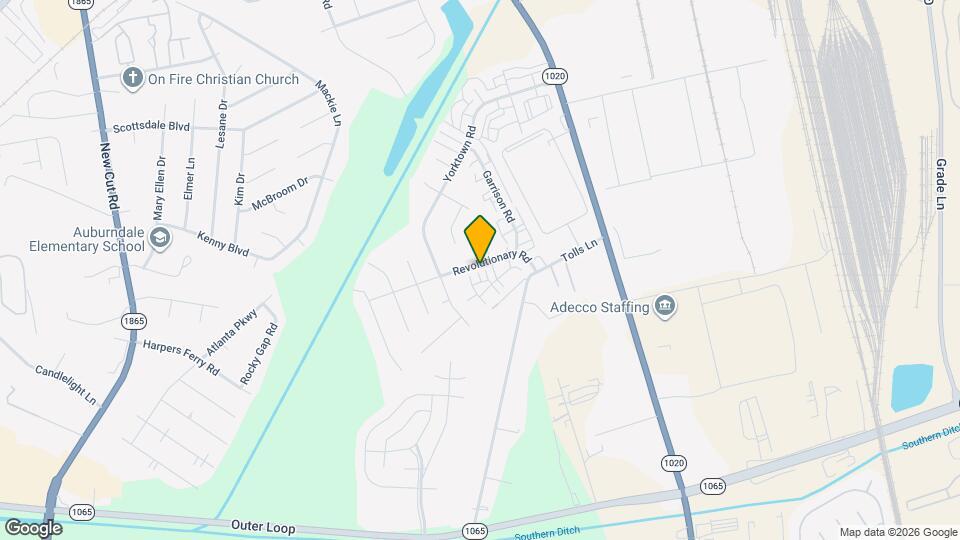 405 Fledge Dr Map and Location Details